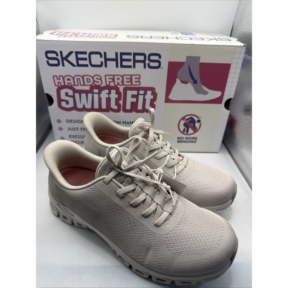 Skechers Women's Tan Hands Free Swift Fit Memory Foam Slip On Shoes Size 10 NIB